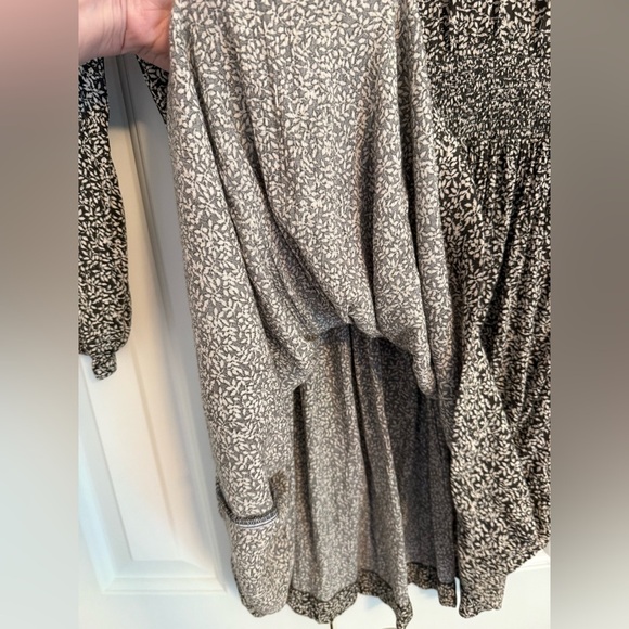 Faherty Montara Leaf Batik Printed Blouson Mini Dress Size XS - Picture 5 of 14